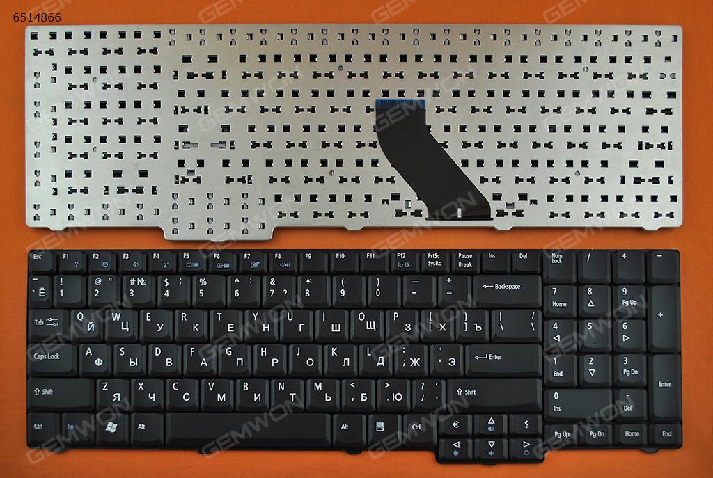 Picture of New Replacement Laptop Keyboard For ACER AS7000 9400 BLACK(,WithOut Foil OEM) RU Layout