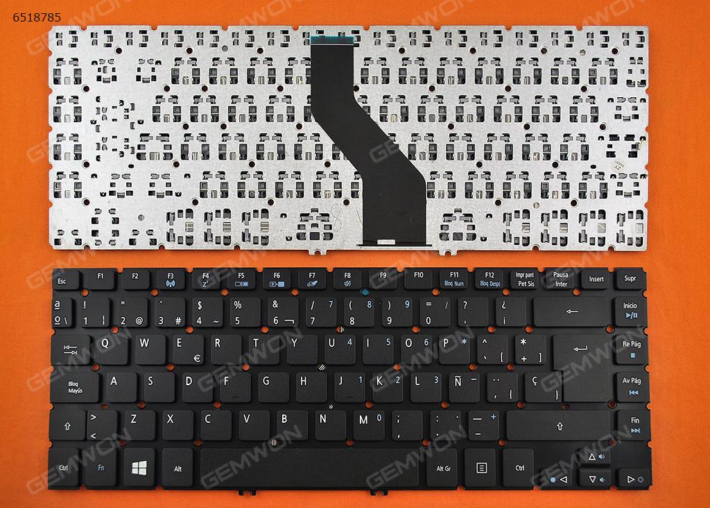 Picture of New Replacement Laptop Keyboard For ACER V5-473G BLACK(For Win8) SP Layout