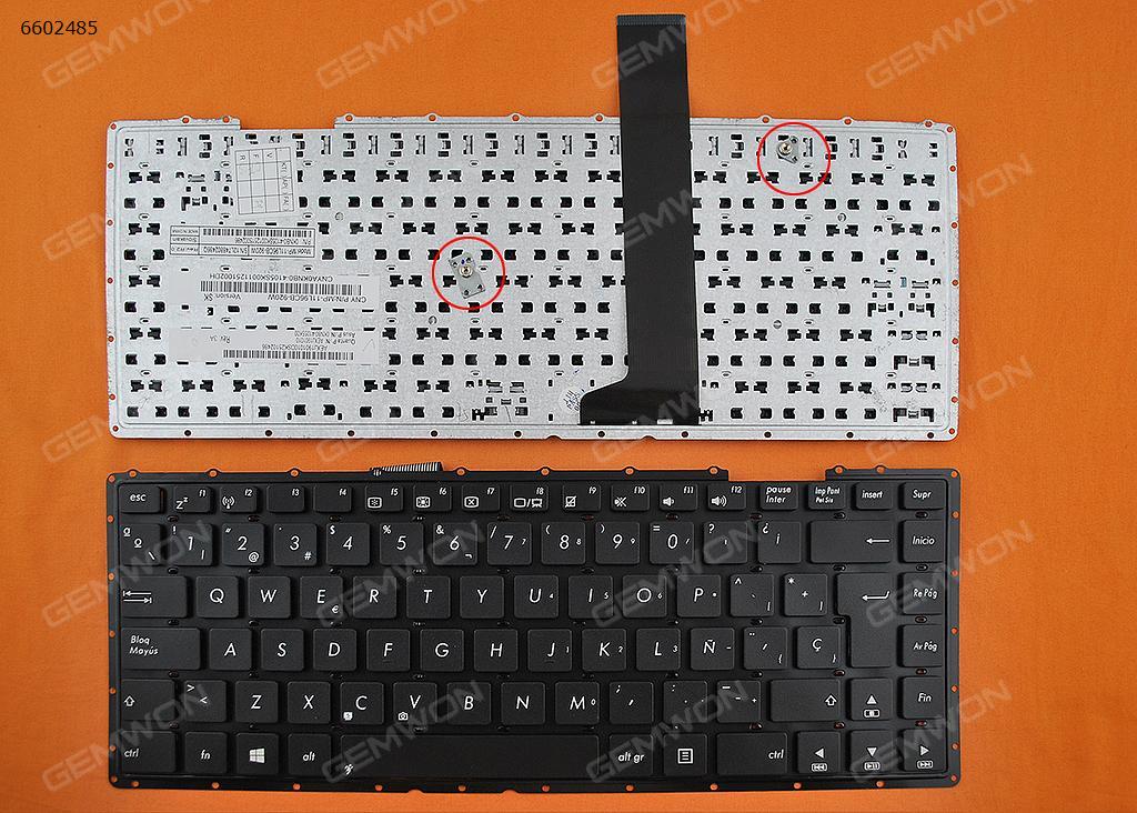 Picture of New Replacement Laptop Keyboard For ASUS X401 BLACK(For Win8) SP Layout