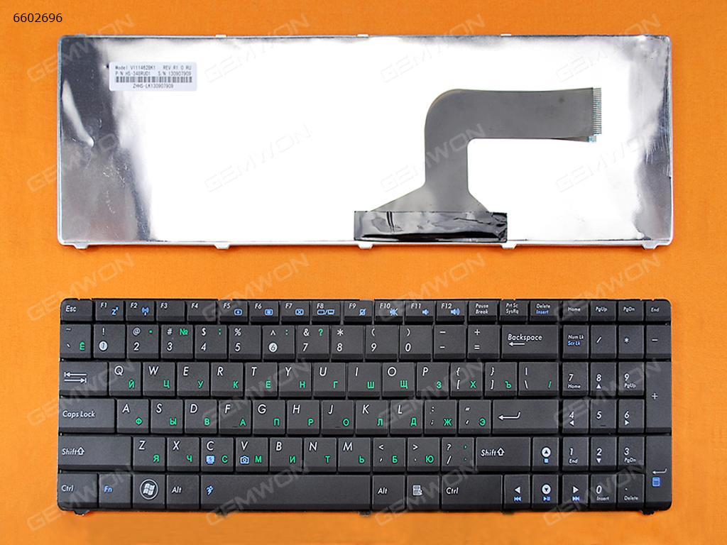 Picture of New Replacement Laptop Keyboard For ASUS N53 BLACK OEM RU Layout