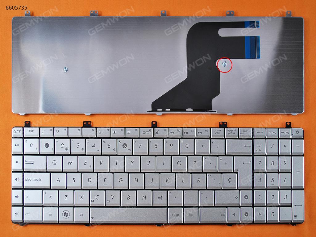 Picture of New Replacement Laptop Keyboard For ASUS N75 SILVER SP Layout
