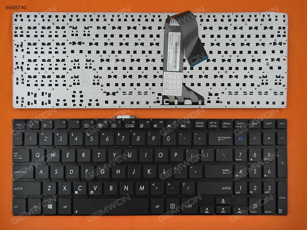 Picture of New Replacement Laptop Keyboard For ASUS K551 BLACK (Without FRAME,For Win8) US Layout
