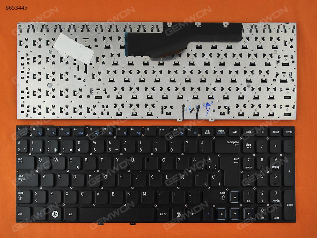 Picture of New Replacement Laptop Keyboard For SAMSUNG 300 Series 15.6" 300E5A 300V5A BLACK SP Layout