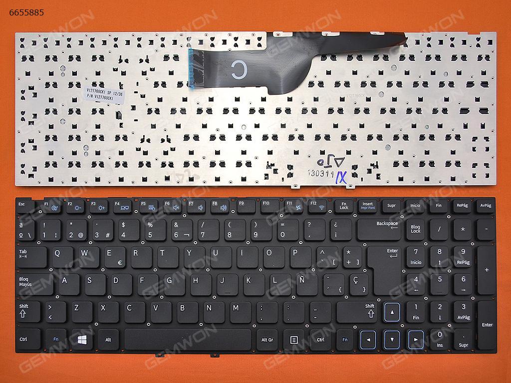 Picture of New Replacement Laptop Keyboard For SAMSUNG 300 Series 15.6" 300E5A 300V5A BLACK(For Win8) SP Layout
