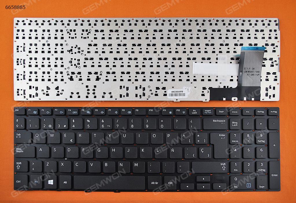 Picture of New Replacement Laptop Keyboard For SAMSUNG 370R5E 15.6" BLACK(For Win8) SP Layout