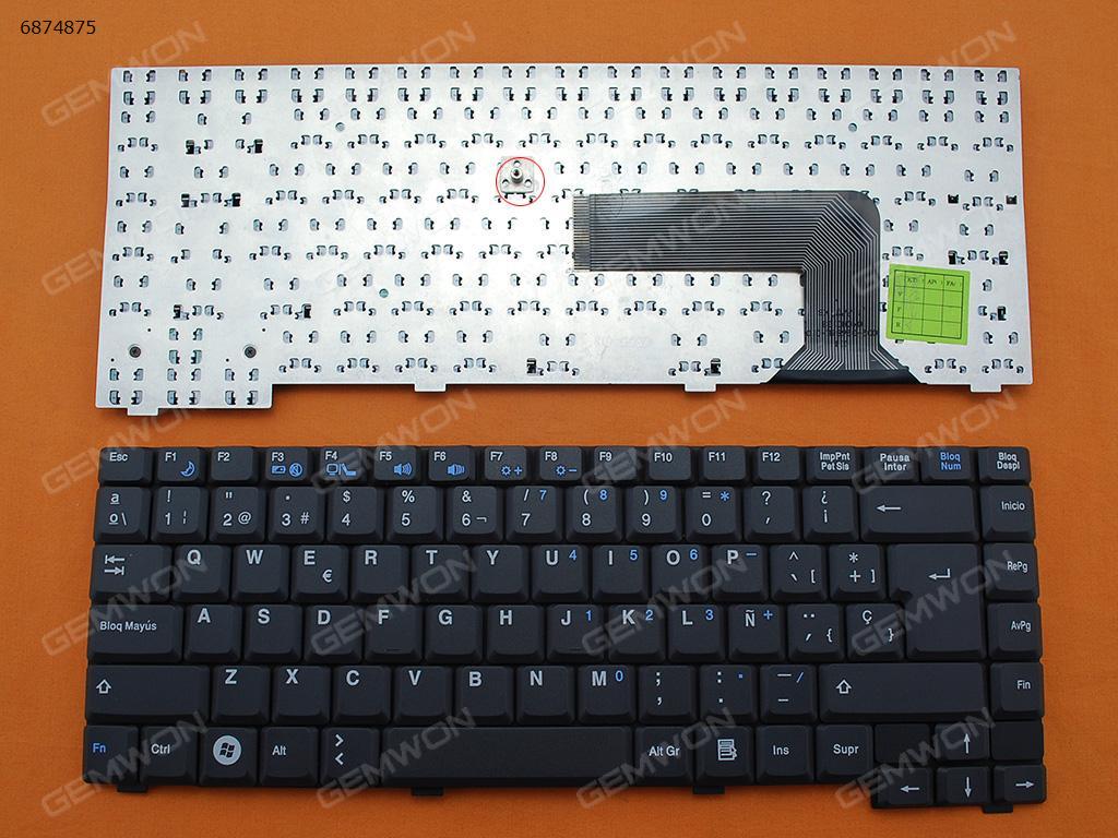 Picture of New Replacement Laptop Keyboard For FUJITSU PA1510 BLACK SP Layout