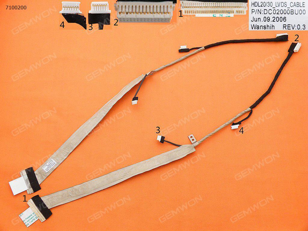 Picture of New LCD Display Screen Cable Replacement  For LENOVO C200 NEW