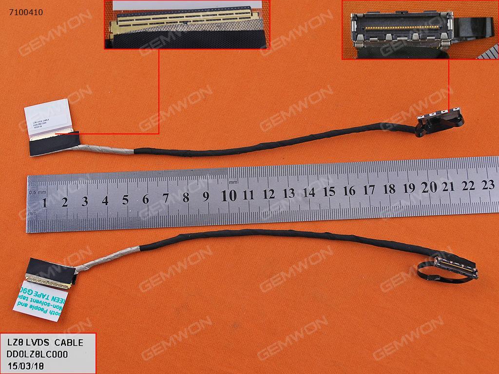 Picture of New LCD Display Screen Cable Replacement  For LENOVO IdeaPad U410 LZ8，OEM