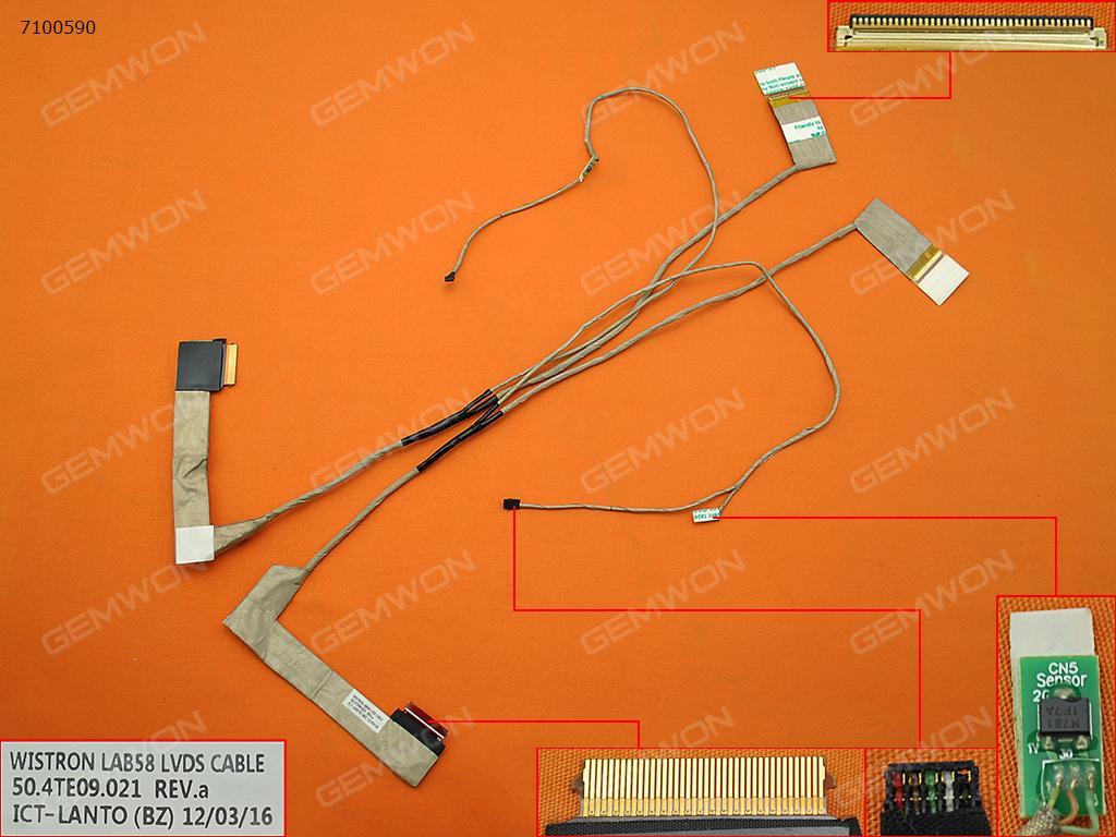 Picture of New LCD Display Screen Cable Replacement  For LENOVO B590 B580 V580（With board），ORG