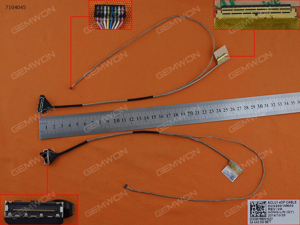 Picture of New LCD Display Screen Cable Replacement  For LENOVO IdeaPad G40-30 G40-45 G40-75 Z40-45 Z40-70(For Discrete Video card,version 1)，ORG