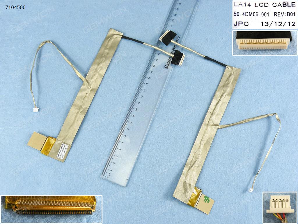 Picture of New LCD Display Screen Cable Replacement  For LENOVO ideapad B450(with camera connector)
