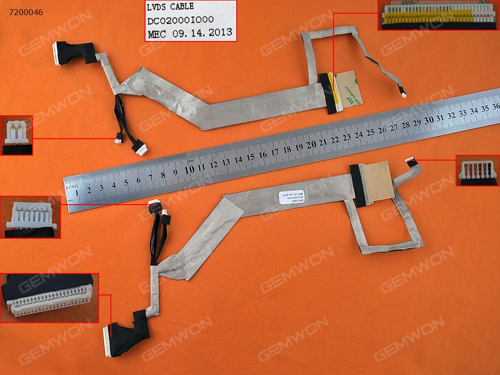 Picture of New LCD Display Screen Cable Replacement  For HP Pavilion DV4-1000 DV4-2000Series，OEM