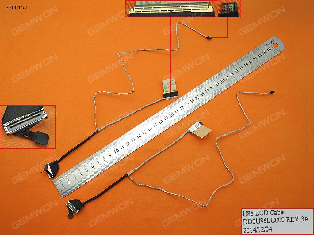 Picture of New LCD Display Screen Cable Replacement  For HP Pavilion 15-N 15-F series(For normal screen,version 1)，ORG