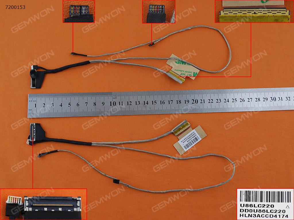Picture of New LCD Display Screen Cable Replacement  For HP Pavilion 15-N 15-F series(For touch screen,version 2),ORG