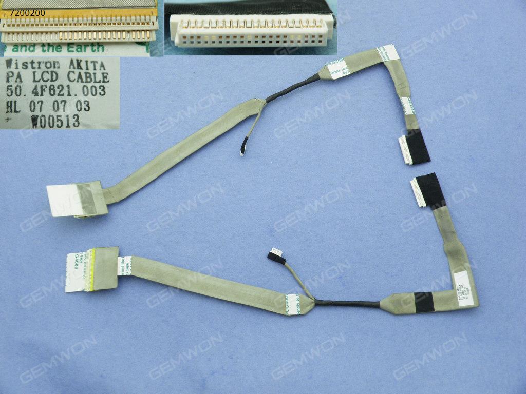 Picture of New LCD Display Screen Cable Replacement  For HP Pavilion DV2000 DV2200 COMPAQ V3000 NEW