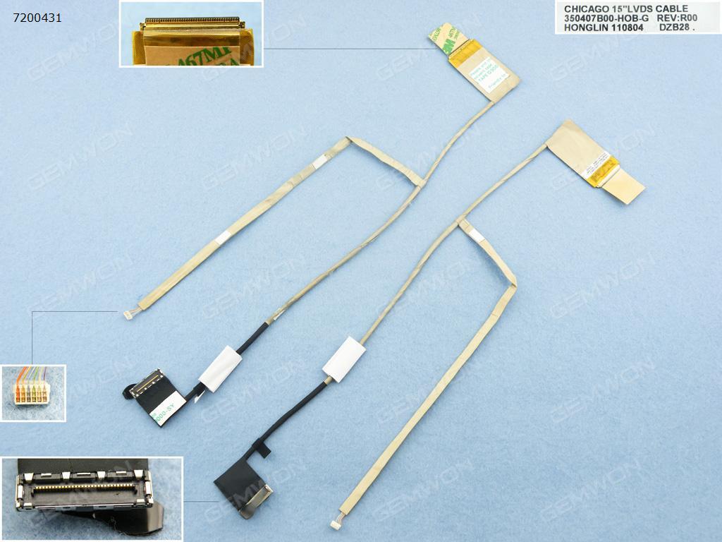 Picture of New LCD Display Screen Cable Replacement  For HP COMPAQ CQ43，ORG