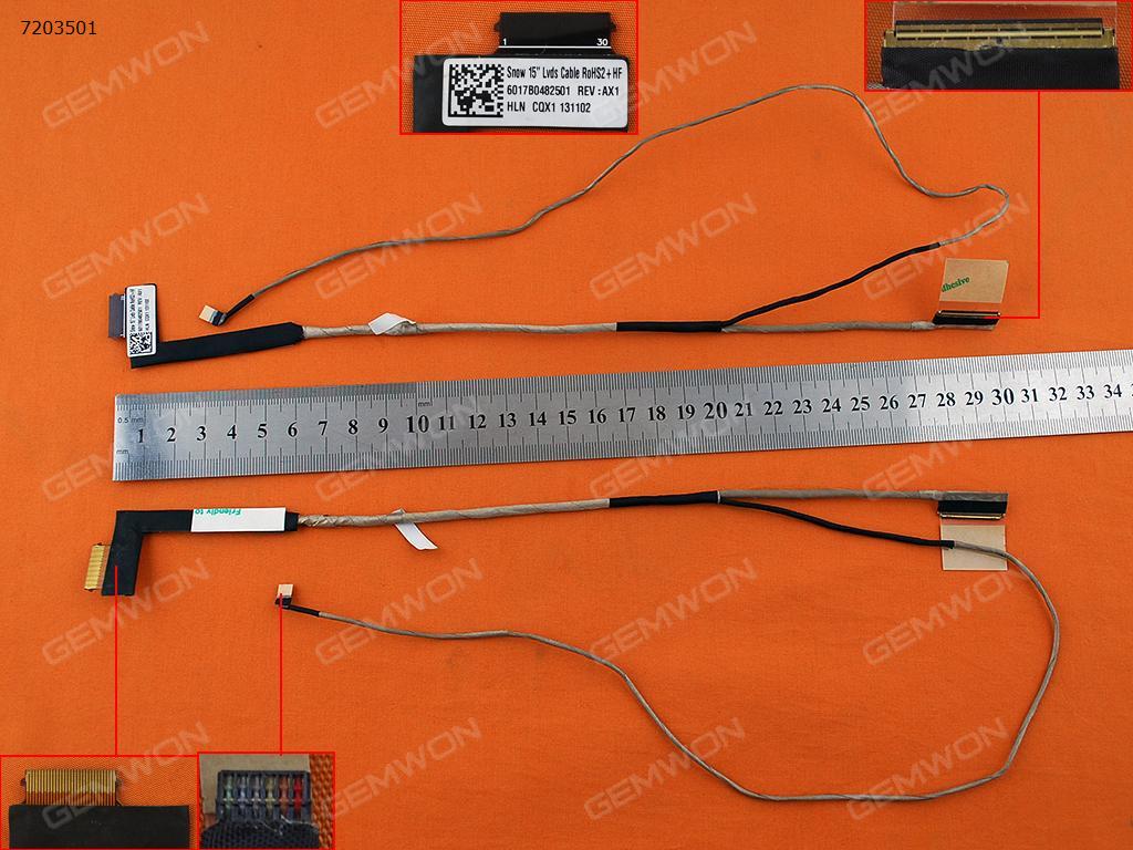Picture of New LCD Display Screen Cable Replacement  For HP 350 G1,355 G2 15.6"，ORG