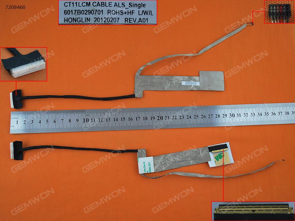 Picture of New LCD Display Screen Cable Replacement  For HP EliteBook 8460P 8460W(version 1)，OEM