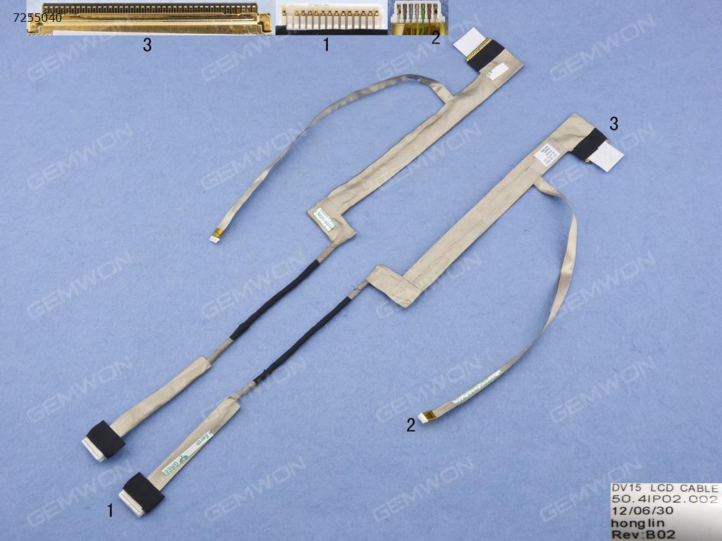 Picture of New LCD Display Screen Cable Replacement  For DELL Inspiron N5040 N5050 M5040 V1540 V1550，ORG
