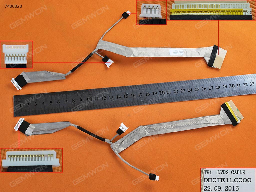 Picture of New LCD Display Screen Cable Replacement  For TOSHIBA M300(With camera connector),OEM