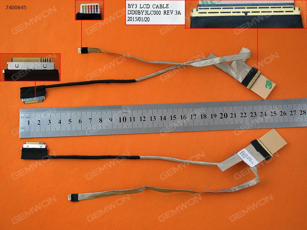Picture of New LCD Display Screen Cable Replacement  For TOSHIBA L840 L830 L800 L805 C800 C805 C845,OEM
