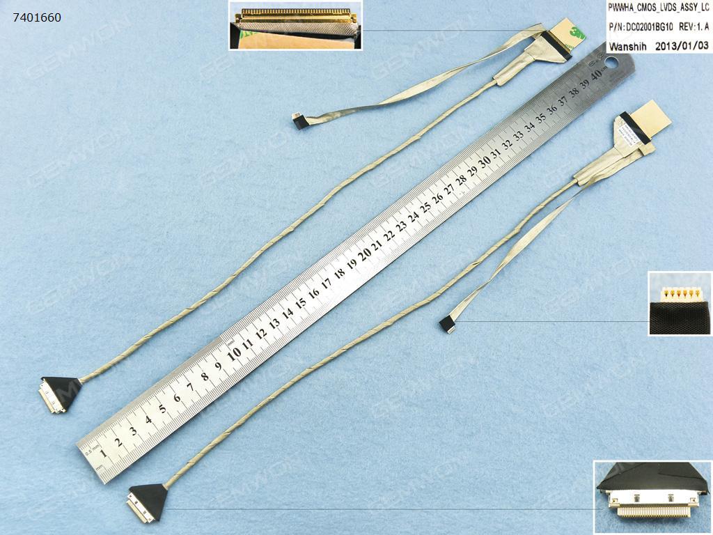 Picture of New LCD Display Screen Cable Replacement  For TOSHIBA C660 C660D New  C665 C665D (version2)，OEM