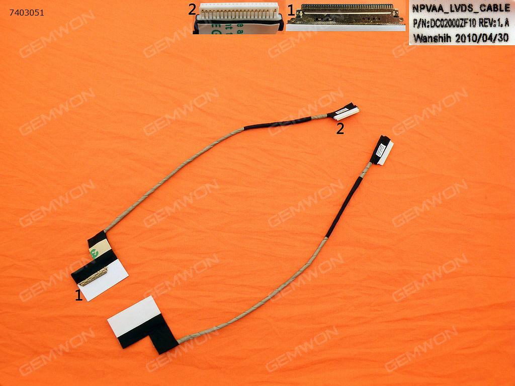 Picture of New LCD Display Screen Cable Replacement  For TOSHIBA NB300 NB305