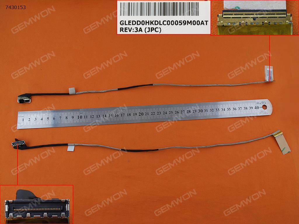 Picture of New LCD Display Screen Cable Replacement  For SONY SVF153 SVF153A1RT SVF153A1QT SVF15314SCW (For EDP connector)，ORG