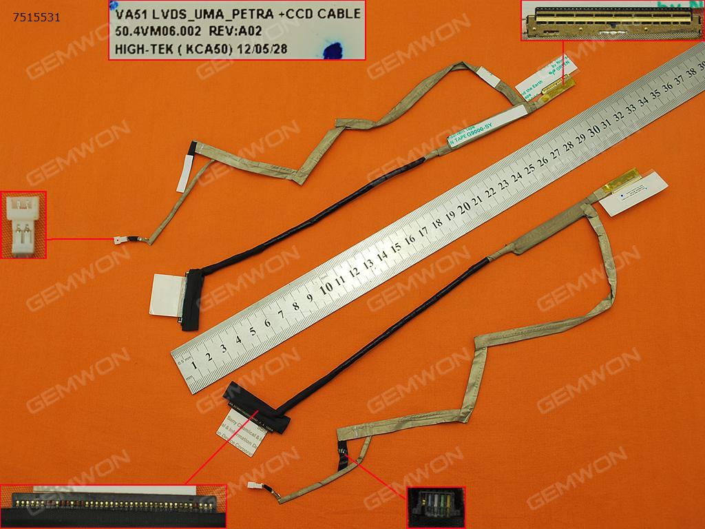 Picture of New LCD Display Screen Cable Replacement  For ACER aspire V5-531G V5-471 V5-471G V5-431 15",Without Touch,ORG