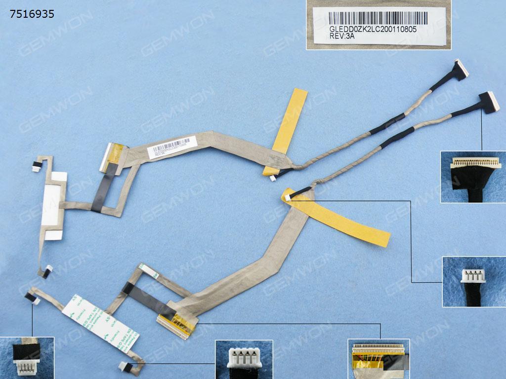 Picture of New LCD Display Screen Cable Replacement  For ACER Aspire 6530 6530G 6930 6930G 6930ZG