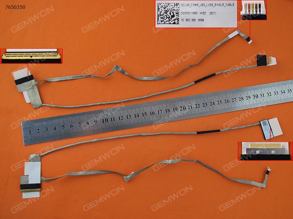 Picture of New LCD Display Screen Cable Replacement  For SAMSUNG NP355E5C NP355E4X NP350E5C NP365E5C,ORG