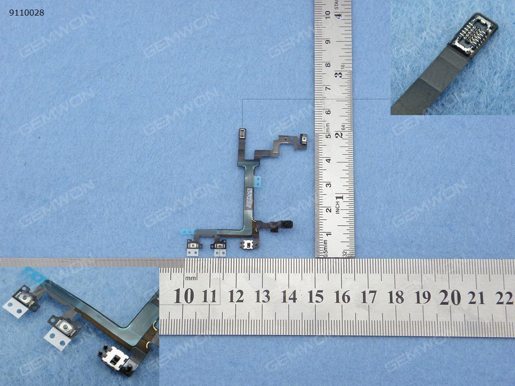 Picture of Power Volume Button Mute Switch Flex Cable Ribbon for iPhone 5