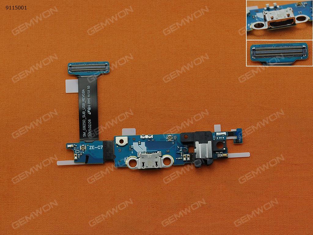 Picture of Charging Dock Port Connector with Flex Cable for Samsung Galaxy S6 Edge