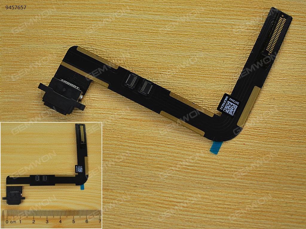 Picture of Charging Audio Dock Port Connector with Flex Cable For ipad 5 Black