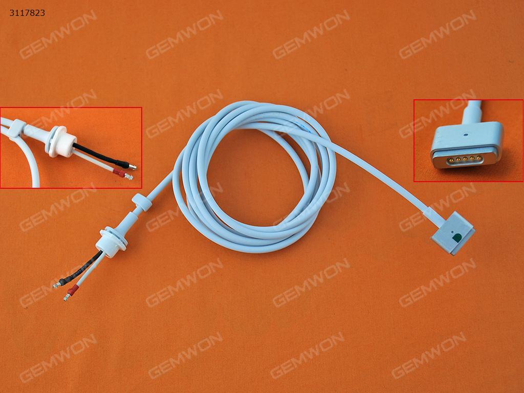 Picture of REPLACEMENT CORD FOR APPLE ADAPTER,60W 80W(NEW VERSION)，0.7㎡ 1.7M,MATERIAL: COPPER,(OEM)