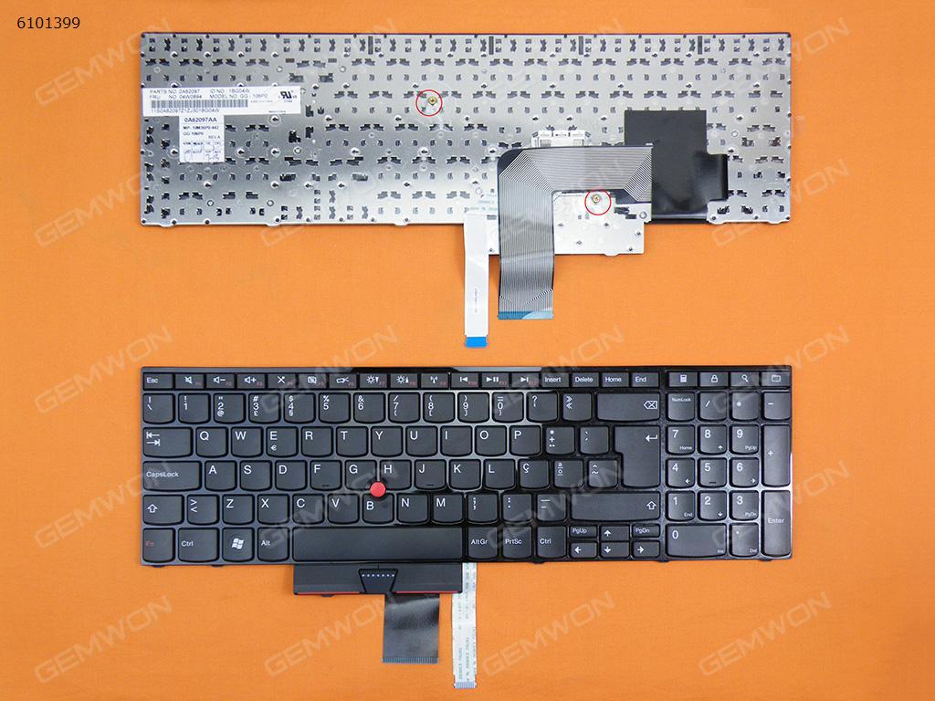 Picture of New Replacement Laptop Keyboard For ThinkPad E520 BLACK FRAME BLACK(With Point sitck) PO Layout