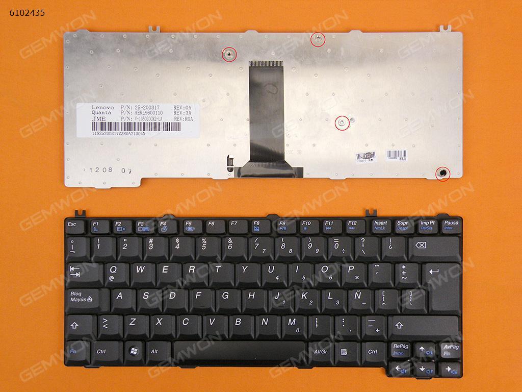 Picture of New Replacement Laptop Keyboard For LENOVO E43L K43A E43A E46A E46L E47A BLACK LA Layout