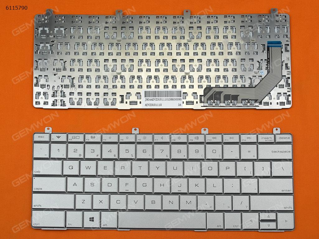 Picture of New Replacement Laptop Keyboard For VIZIO CT15-A Silver(For Win8) US Layout