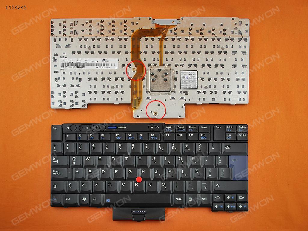 Picture of New Replacement Laptop Keyboard For ThinkPad T400S T410 T410I T410S T420 X220 BLACK LA Layout