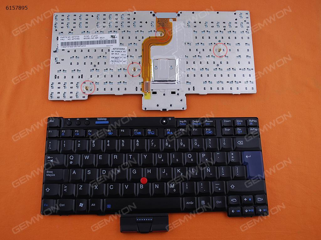 Picture of New Replacement Laptop Keyboard For ThinkPad X200 BLACK NEW LA Layout