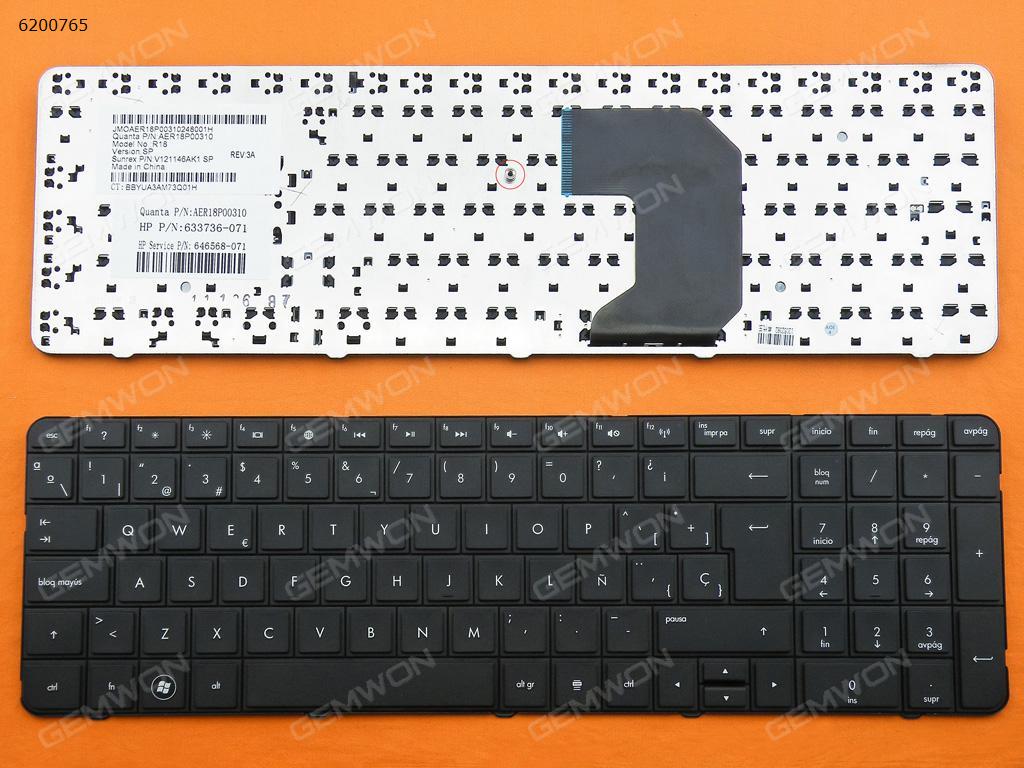 Picture of New Replacement Laptop Keyboard For HP Pavillion G7-2000  BLACK SP Layout