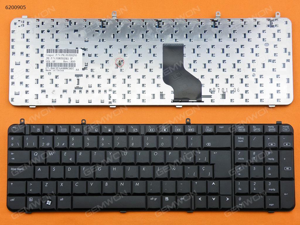 Picture of New Replacement Laptop Keyboard For HP A900 BLACK SP Layout