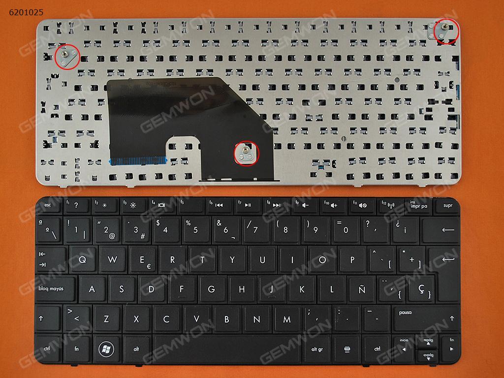 Picture of New Replacement Laptop Keyboard For HP CQ10-400/MINI 110-3000 BLACK SP Layout