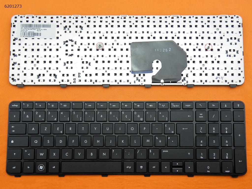 Picture of New Replacement Laptop Keyboard For HP DV7-6000 GLOSSY FRAME BLACK(OEM) FR Layout