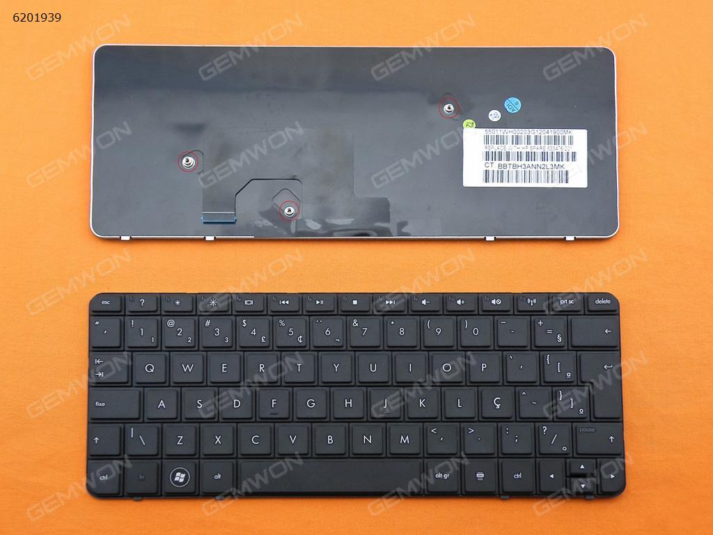 Picture of New Replacement Laptop Keyboard For HP MINI 1103 110-3500 110-3510NR 110-3530NR BLACK(Compatible with MINI 210-3000) BR Layout