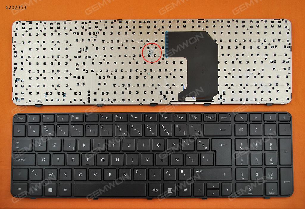 Picture of New Replacement Laptop Keyboard For HP Pavillion G7-2000 BLACK FRAME BLACK (For Win8) FR Layout