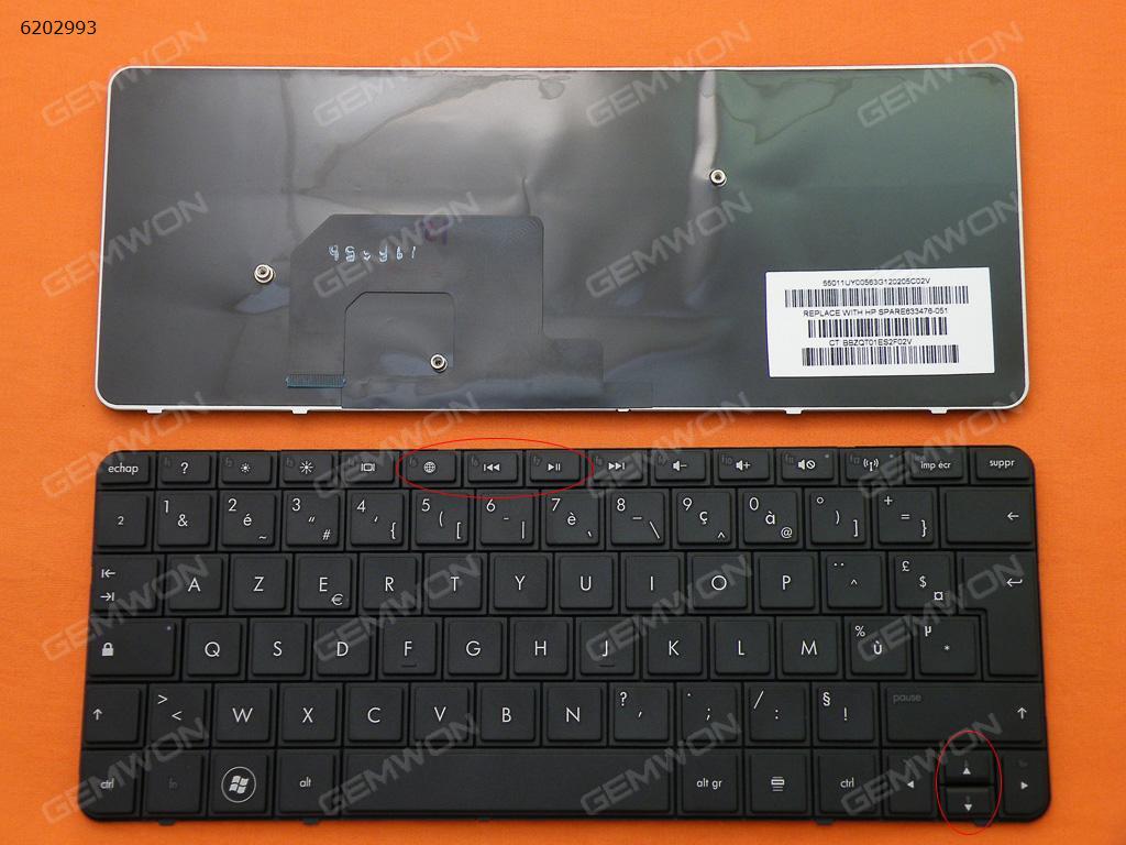 Picture of New Replacement Laptop Keyboard For HP MINI 210-3000 BLACK(Compatible with MINI 1103) FR Layout