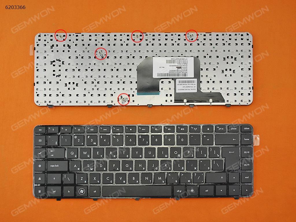 Picture of New Replacement Laptop Keyboard For HP Pavilion DV6-3000 GLOSSY FRAME BLACK(Big Enter) RU Layout