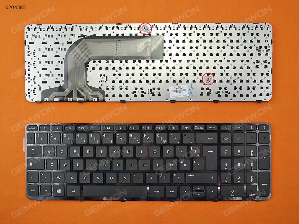 Picture of New Replacement Laptop Keyboard For HP Pavilion 17-e GLOSSY FRAME BLACK(Win8) FR Layout