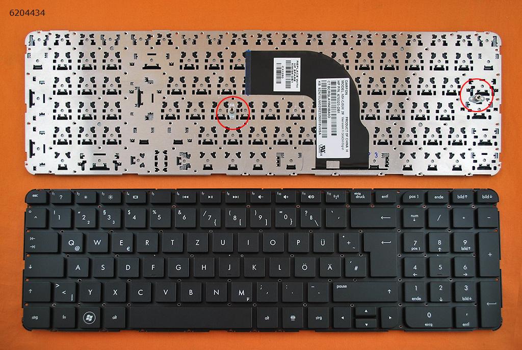 Picture of New Replacement Laptop Keyboard For HP DV7-7000 BLACK(Without FRAME,Without Foil,Reprint) GR Layout